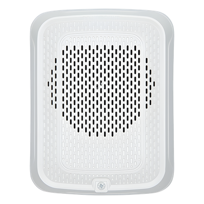 Bocina para Montaje en Pared, Color Blanco, Nuevo Diseño Moderno y Elegante y Menor Consumo de Corriente