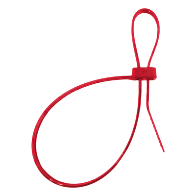 Cincho Plastico de doble lazo para sujetar cable de detección lineal de temperatura, paquete con 100 piezas