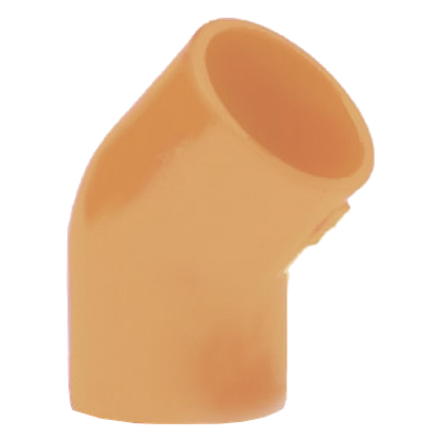Codo de 45 Grados para Tubería de ¾” / para Detectores de Humo por Aspiración VESDA / Caja con 10 Piezas