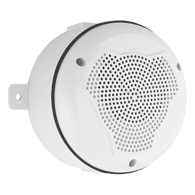 Bocina para exterior de montaje en techo color blanco