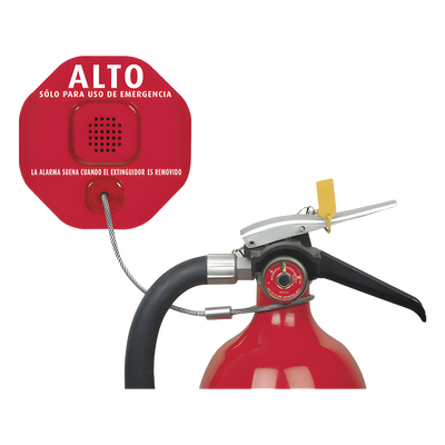 Alarma Theft Stopper® Para Prevenir Robo y Mal Uso De Extintores De Incendio