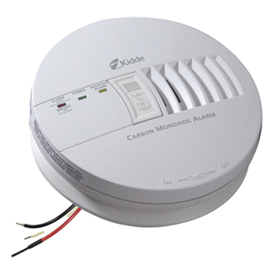 Alarma de monóxido de carbono de 120V CA con respaldo de batería de 9V, interconectable hasta 24 dispositivos Kidde