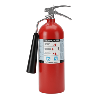 Extintor de CO2 / 5LB (2.27 kg) / Clase B y C / UL Listado