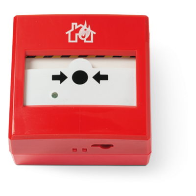 Pulsador Antiincendio Restablecible / Direccionamiento Automático EN 54-11 / EN 54-17 / Autodireccionamiento Serie / Aislador Cortocircuito / LED Multicolor / 240 Direcciones