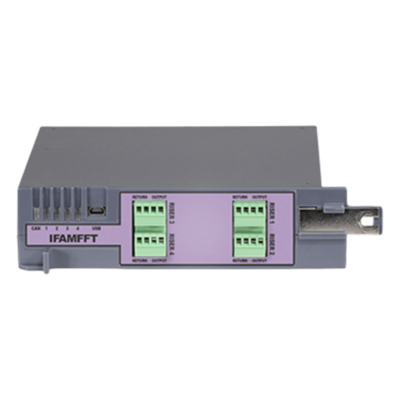 Módulo 4 Líneas Teléfonos de Emergencia IFAMFFT / 20-30V DC / 80mA Consumo @ 27.6V / 64 Teléfonos por Línea / Cable Twisted Pair 500 m (1640.4 ft) / Compatibilidad Multilingüe