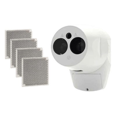 Detector Lineal De Humo Motorizado, Alcance Hasta 120m, Alineación Automatica, Por Haz Reflejado, Convencional, Compatible Con Todos Los Paneles De Detección De Incendio (0200-11650)