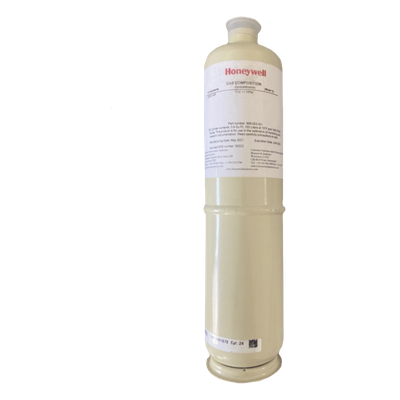 Cilindro de gas de calibración pentano/aire al 50% LEL, capacidad 103 litros, para detectores de gas serie XNX, XCD y S3K