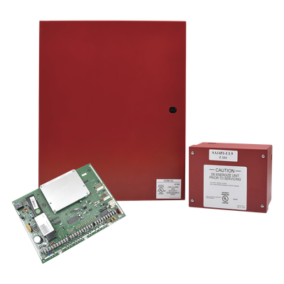 Panel de control híbrido de incendio e intrusión, expandible hasta 250 zonas con V-Plex e inalámbrica