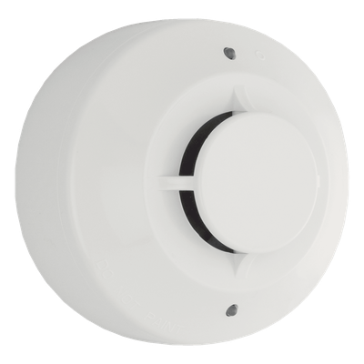 Detector fotoeléctrico de humo inalámbrico direccionable con base incluida, para red mallada SWIFT