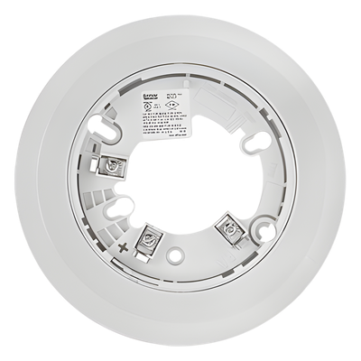 Base de 6 pulgadas para detectores IDP y SK, Color Marfil