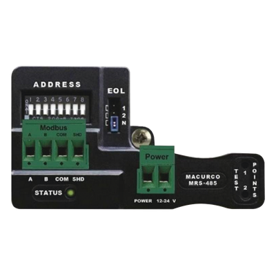 Adaptador Modbus RS-485 para usar con detectores de la serie 6 de Macurco