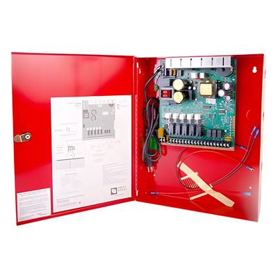 Fuente de poder de 24 v cd convencional para alimentación de detectores de 24 Vcc o como salida de sirena de 24 V CD