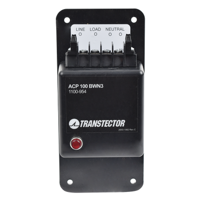 Protector Monofasico de 120VAC 15A Con Tecnología Diodo de Silicio Y Fusible Interno 