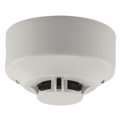 Detector dual fotoeléctrico y térmico inalámbrico direccionable con base incluida, para red mallada SWIFT