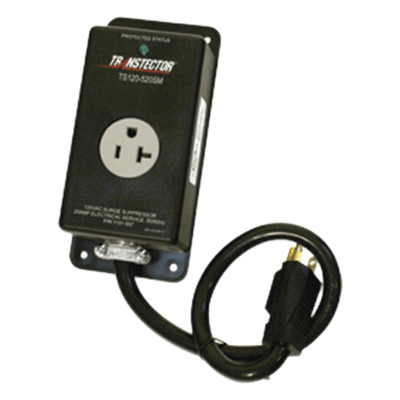 Protector Contra Sobretensiones A 120 VAC Con Tecnología Diodo Avalncha de Silicio SASD Con Conector NEM 5-20