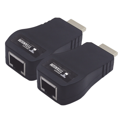 Kit Extensor 25m convertidor Señal HDMI a UTP (Cat5e/Cat 6)  / Calidad PREMIUM