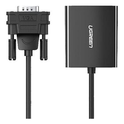 VGA Macho / Salida: HDMI Hembra / Resolución de 1080P@60Hz / Puerto Estéreo de 3.5 mm / Plug and Play, Sin Controlador / Longitud del Cable 15 cm (5.91 Pulgadas). / Incluye Cable de Alimentación USB / Incluye Cable de Audio de 3.5mm.