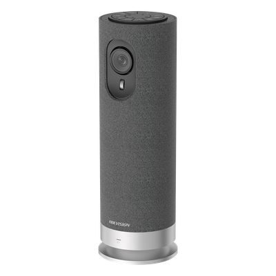 Cámara de Videoconferencia Portátil / Resolución de 2 Megapixel (Full HD) / 4 Micrófonos / Altavoz 5 W / Conexión USB / Control Remoto / Plug and Play  / Movimiento PTZ 