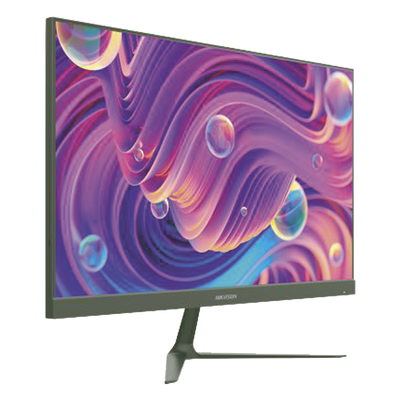 Monitor LED Full HD (1080p) de 23.8" / Ideal para CCTV, Oficina y Hogar / Entrada HDMI-VGA / Montaje VESA ( 75 X 75) / Uso 16/7 / Backlight E-LED / Ultra Delgado