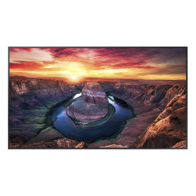 Pantalla Profesional LED de 55" para marketing digital / UHD 4K (3840x2160p) / Entradas de Video HDMI / uso 24/7 / Compatible VESA 200x200 / compatible con plataforma de gestion Samsung VXT