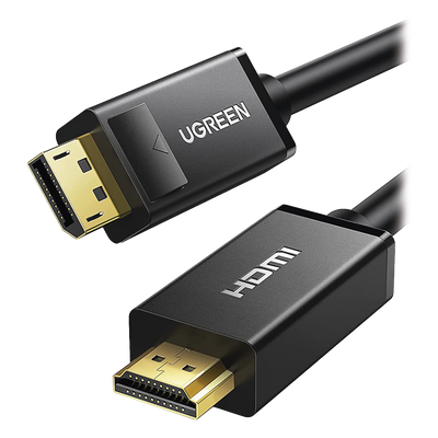 Cable DP Macho a HDMI Macho / Longitud 1.50 Metros (4.92 Pies) / Soporta 4K@30Hz / Soporta 3D / Cobre EstaÑado 28AWG / Blindaje Interno MÚltiple / TransmisiÓn Unidireccional / BotÓn de LiberaciÓn / Chip de Última GeneraciÓn