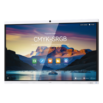 HUAWEI IdeaHub B3, Pantalla interactiva para Colaboración Inteligente, 86", 4K UHD, Harmony, Wi-Fi 6, Seguimiento de Voz, BYOM, Administración desde la Nube Gratis, blanco Jade