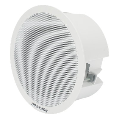 Altavoz Secundario para Montaje en Plafón | 3 Watts | 8 Ohms | Compatible con DS-QAZ1203G1-BE | Uso en Interior  | No Requiere Alimentación Externa 