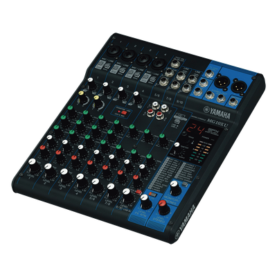 Mezcladora de Audio | 10 Canales | Perillas | 4 Entradas de Micrófono/Línea | 3 entradas Estéreo | Efectos | USB