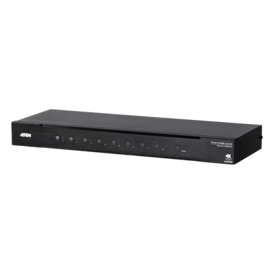 Switch HDMI | 8 Entradas x 1 Salida | Resolución True 4K 4:4:4 | Control RS-232 e IR | HDCP 2.2 | HDR10+ | Plug & Play 