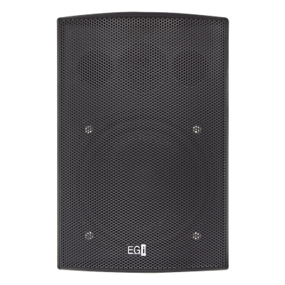 Bocina HiFi | PoE Ethernet IP | Altavoz de 2 vías | Potencia 12W | Protección IP66 | Color Negro