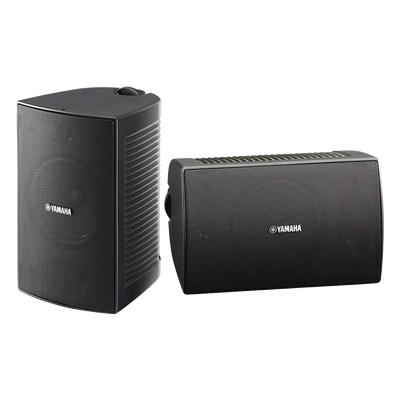 Altavoz de Montaje en Pared | 2 vias | Woofer 4" | Tweeter 1" | IPX3 | 8 ohms | 70/100V | Color Negro | Par