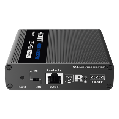 Receptor Compatible para Kits TT- 676 / 4K@60Hz con IR / Distancia de 70 Metros / Conexión en Cascada de hasta 10 Receptores con TT676.