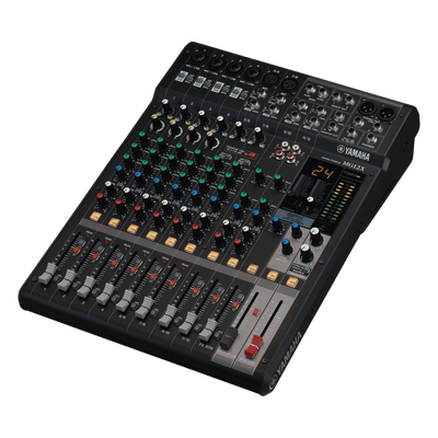 Mezcladora de Audio | 12 Canales | 6 Entradas de Micrófono/línea | 2 Entradas Estéreo | Efectos Integrados | Alimentación Phantom | MG12X