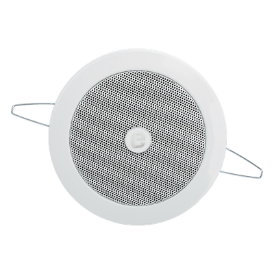 Altavoz  4" | Montaje en Techo | 3 - 6W | 70/100V | Frente Metálico | Resistente a Humedad   