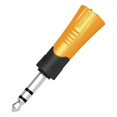 Conector Estéreo | 1/4in - Jack de 3.5 mm | Adaptador de Carcasa de Plastico
