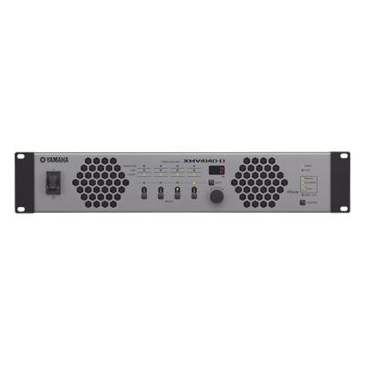 Amplificador de Audio Multicanal con Conexión Análoga | DANTE | 4 Canales, 140W | 8 OHMS | 70/100V