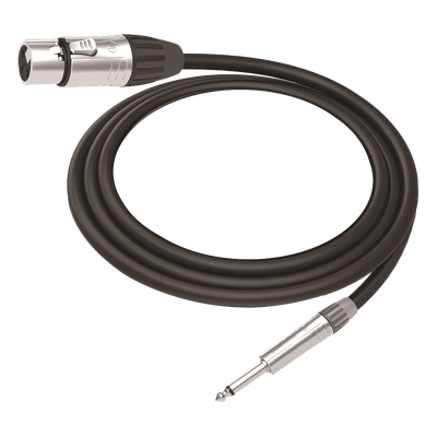 Cable de Audio | XLR 3 Polos Hembra a Plug 1/4 in mono | Conector Seetronic Serie M SCMF3 - MP2X | Longitud 5m