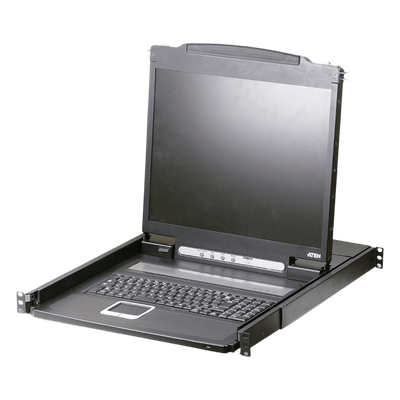 Consola LCD VGA PS/2 de 19 pulgadas con cable (US99KB/USKB/SPKB)/con (EE. UU./UE) ATEN.
