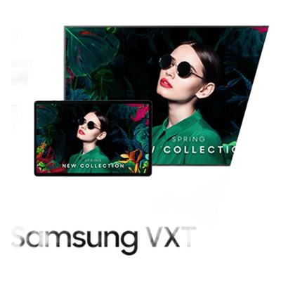 Licencia Anual para 1 pantalla en VXT-P series CMS Samsung Sistema de Visualizacion digital 