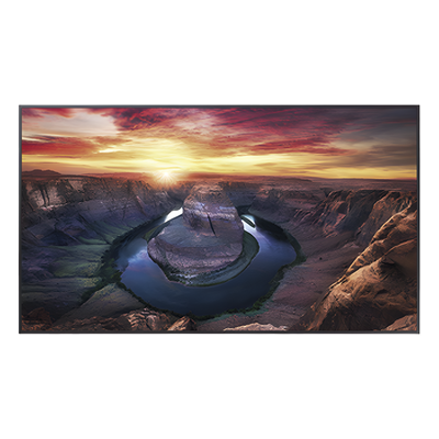 Pantalla Profesional LED de 50", UHD 4K (3840x2160p), Entradas de Video HDMI/DisplayPort / USO 24/7 / Compatible VESA / Compatible con software MagicInfo