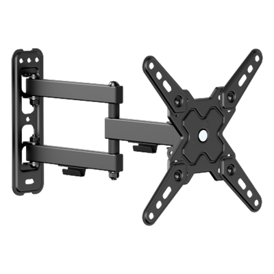 Soporte de Pared Articulado para Pantallas o Monitores | Compatibilidad VESA 75x75 - 200x200 / Hasta 43 Pulgadas | Capacidad Máxima de Carga 20 kg | Fabricado en Acero