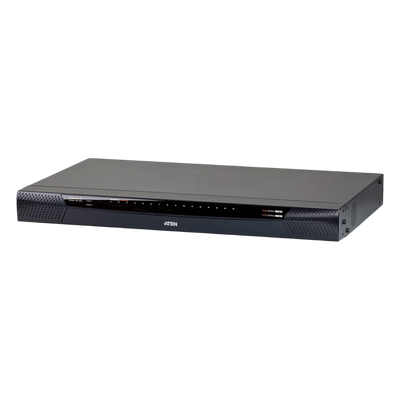 Switch KVM por IP multi-interfaz | Cat 5 | 16 puertos de 1 consola local | 1 consola remota con Virtual Media (1920 x 1200) |