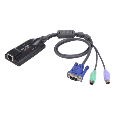 Switch KVM | cable DVI | USB de 2 puertos | con selector remoto de puerto