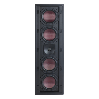 BOCINA DE PARED | 4 WOOFERS DE FIBRA DE CARBONO 6.5'' | TWEETER DE TITANIO 1'' | 250W