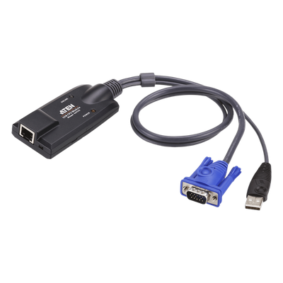 Switch KVM | cable DVI | USB de 2 puertos | con selector remoto de puerto