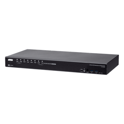 Conmutador KVM USB 3.0 4K | DisplayPort de 8 puertos 