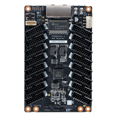 Tarjeta Receptora 16 Puertos / Carga Máxima 512×512 Píxeles / 16 Bit Nivel de Gris / Corrección de Cromaticidad Punto a Punto / Ajuste Gamma RGB Independiente / Compatible con 3D