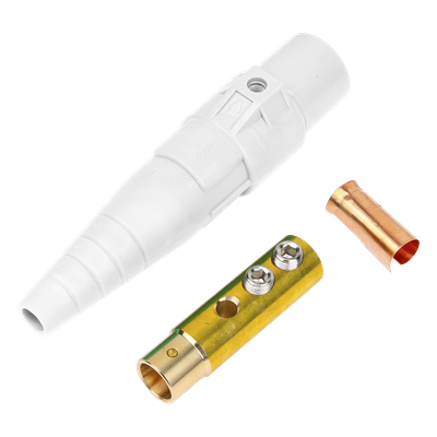 Conector camlock 400 AMPERES HEMBRA COLOR BLANCO