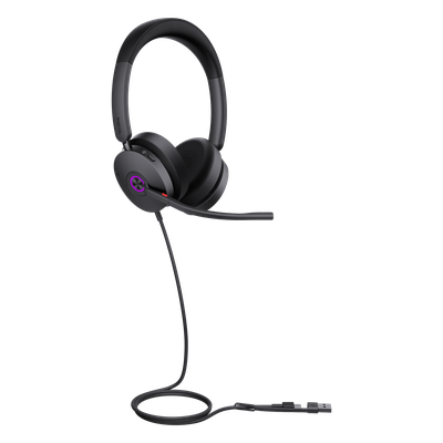 Diadema Yealink UH48 Dual Teams USB-C/A Certificada para Teams y Soporte Multiplataforma UC