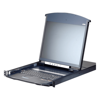 Consola KVM over IP | 16 Puertos | Dual Rail | 19” LCD | Dual NIC | Cat5 | Acceso Remoto